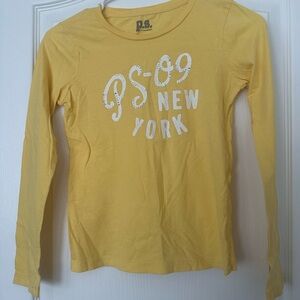 Aeropostale Yellow P.S. Graphic Tee